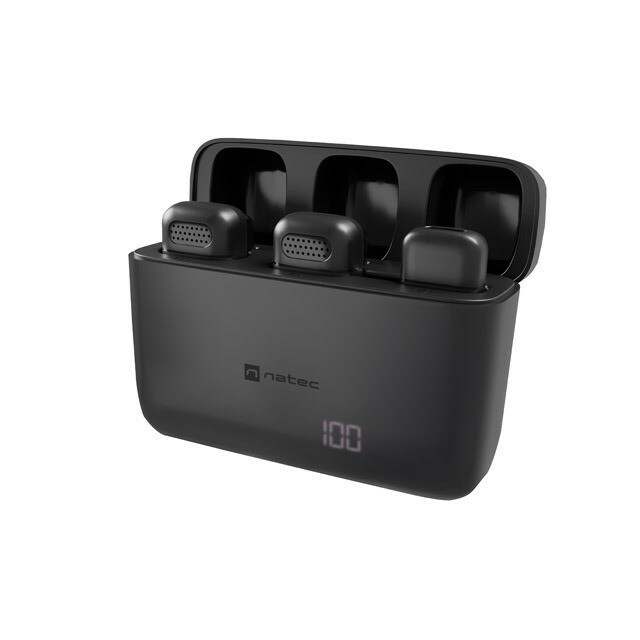 NATEC Mobile microphone HOPPER lavalier wireless