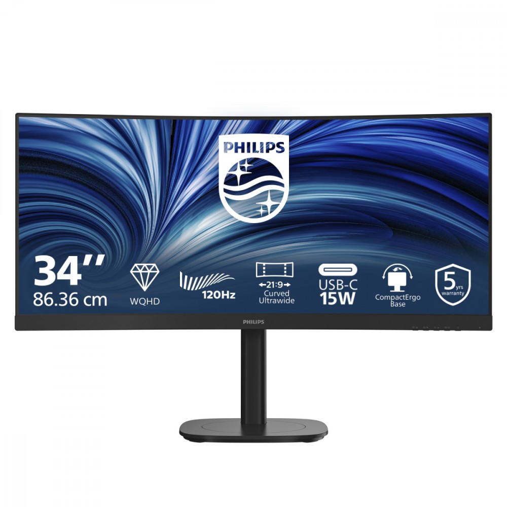 Philips  Monitor 34 inch 34B2N3500C Curved