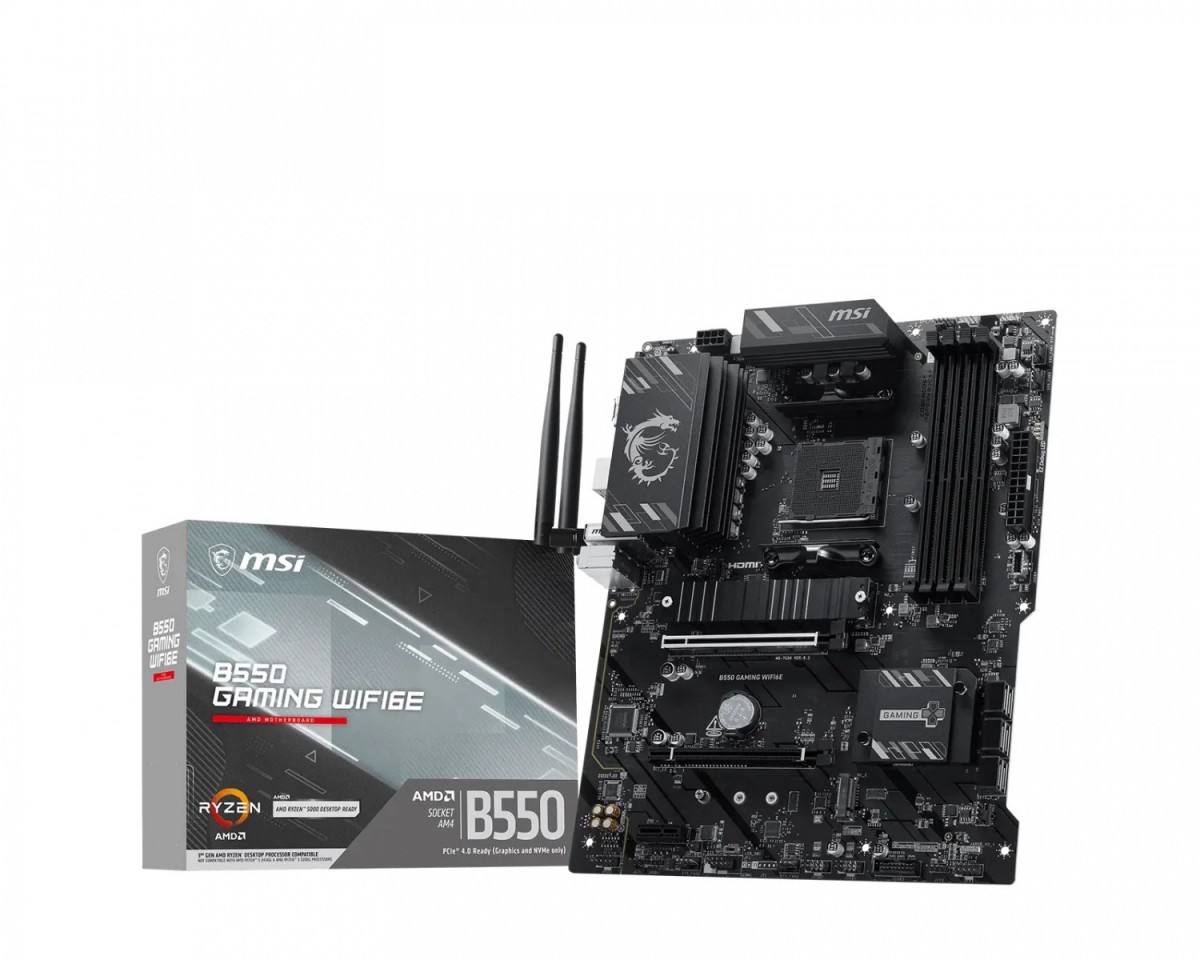 MSI  Motherboard B550 GAMING WIFI6E 4DDR4
