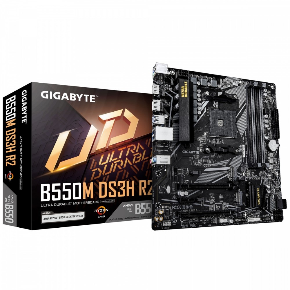 GIGABYTE  Motherboard B550M DS3H R2 AM4