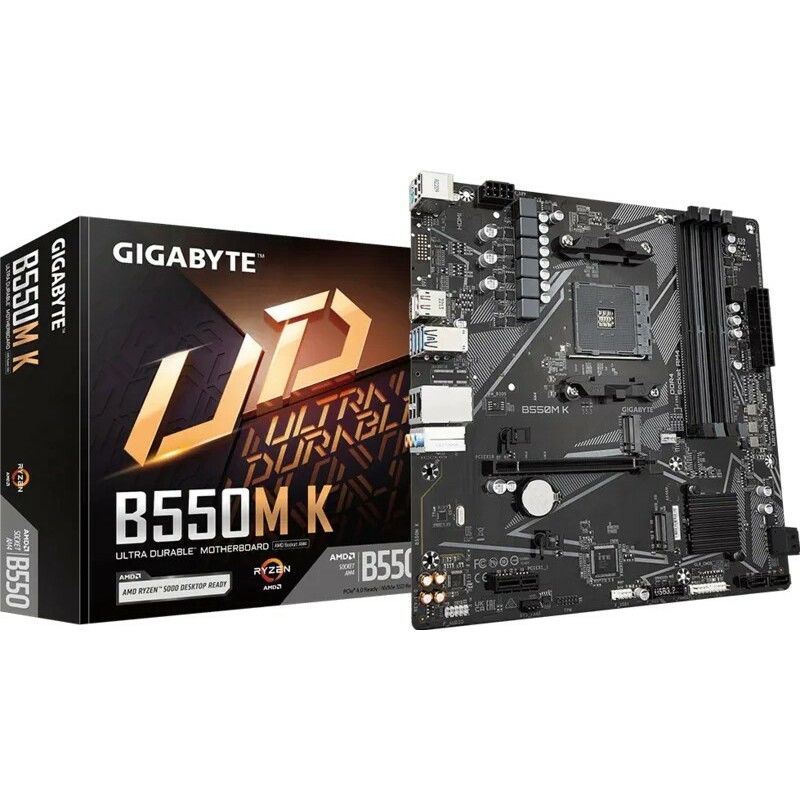 GIGABYTE  Motherboard B550M K AM4 4DDR4