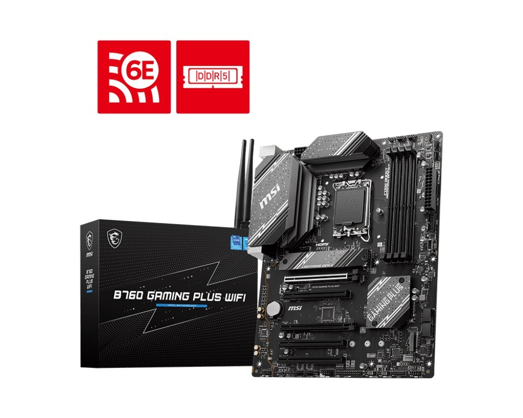 MSI  Motherboard B760 GAMING PLUS WIFI