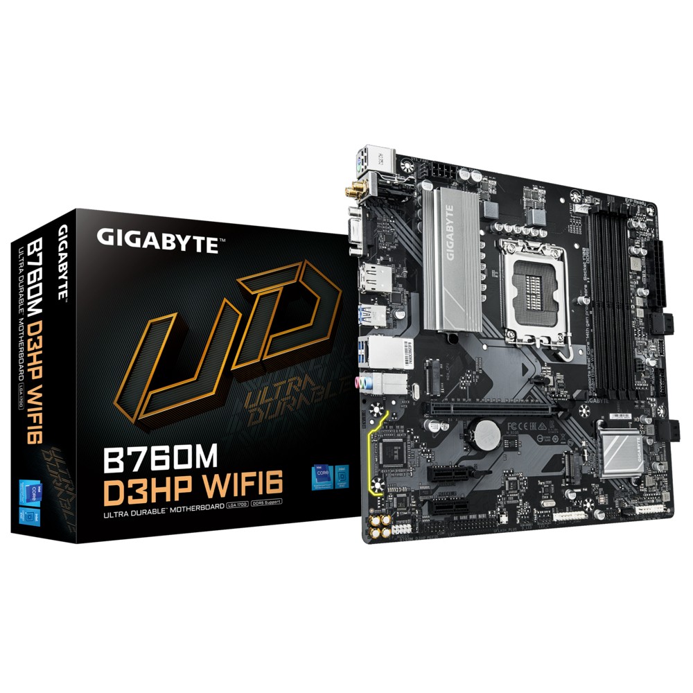 GIGABYTE Motherboard B760M D3HP WIFI6 mATX