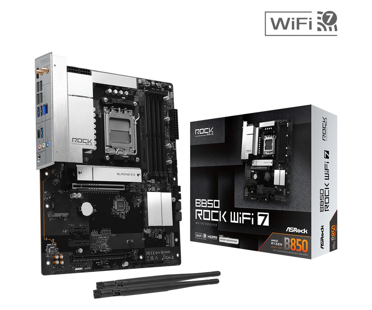 ASRock Motherboard B850 ROCK WIFI 7