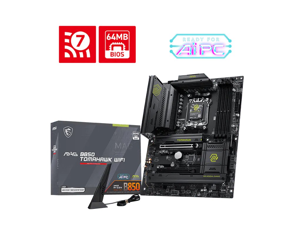 MSI  Motherboard MAG B850 TOMAHAWK WIFI