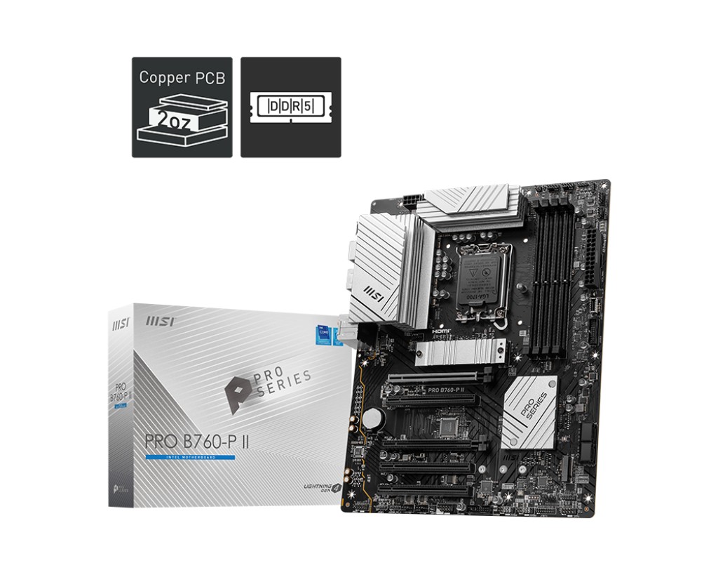 MSI  Motherboard PRO B760-P II S1700