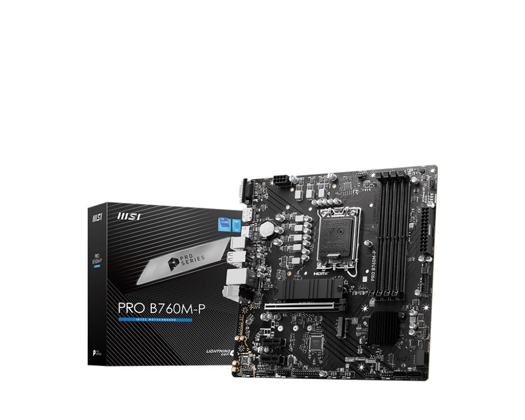 MSI  Motherboard PRO B760M-P s1700 4DDR5