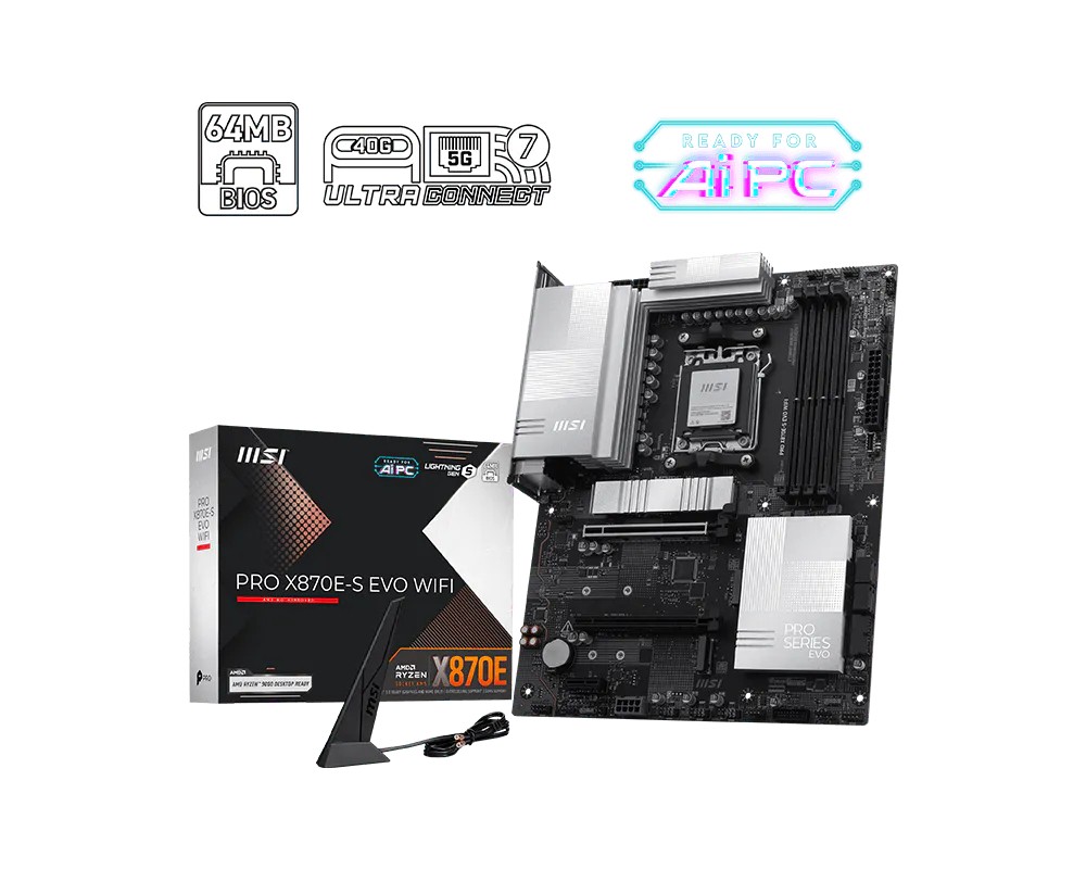 MSI Motherboard PRO X870E-S EVO WIFI