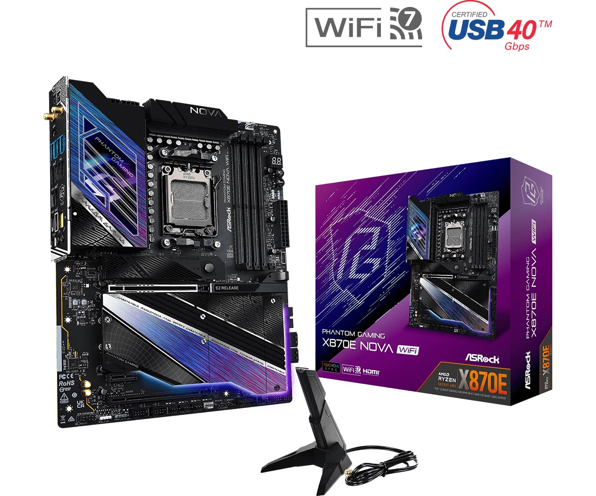 ASRock  Motherboard X870 NOVA WIFI AM5