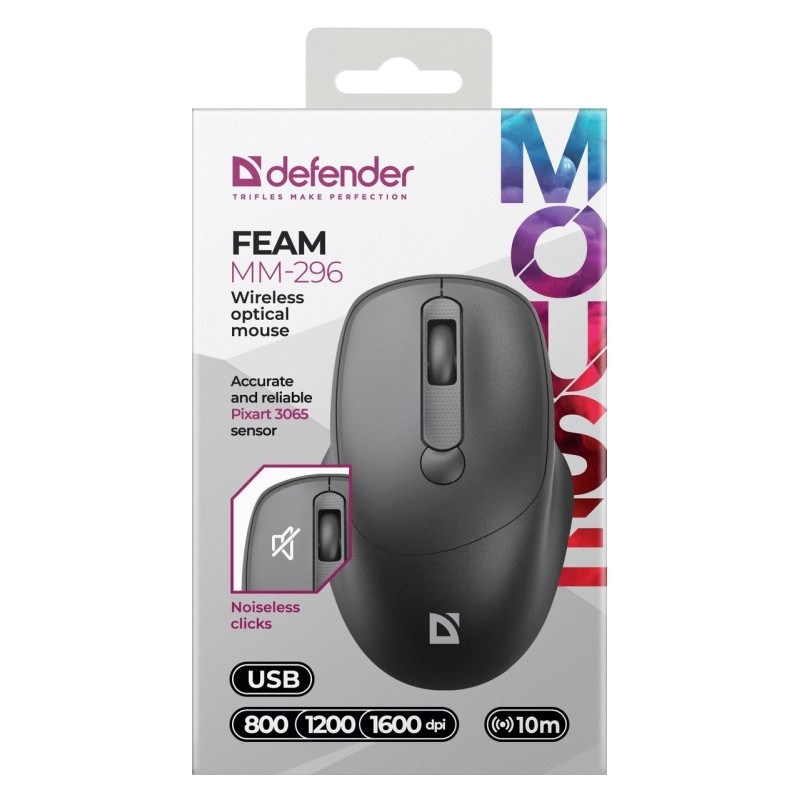 Defender WIRELESS MOUSE SILENT C LICK