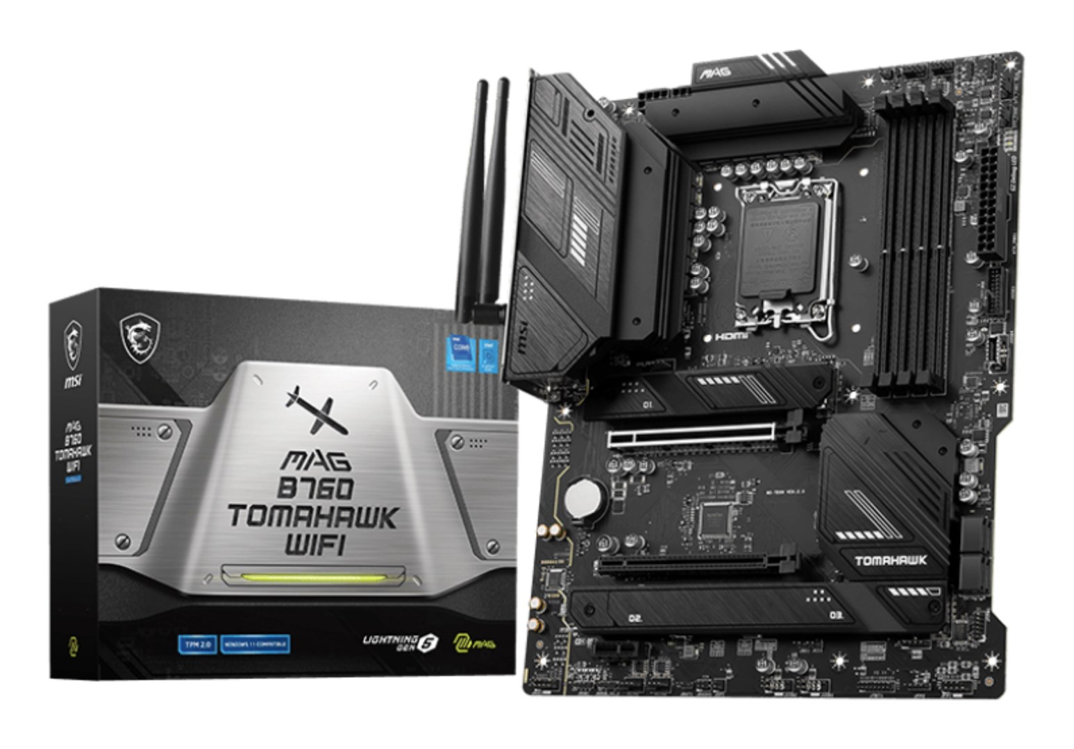MSI MAG B760 TOMAHAWK WIFI motherboard