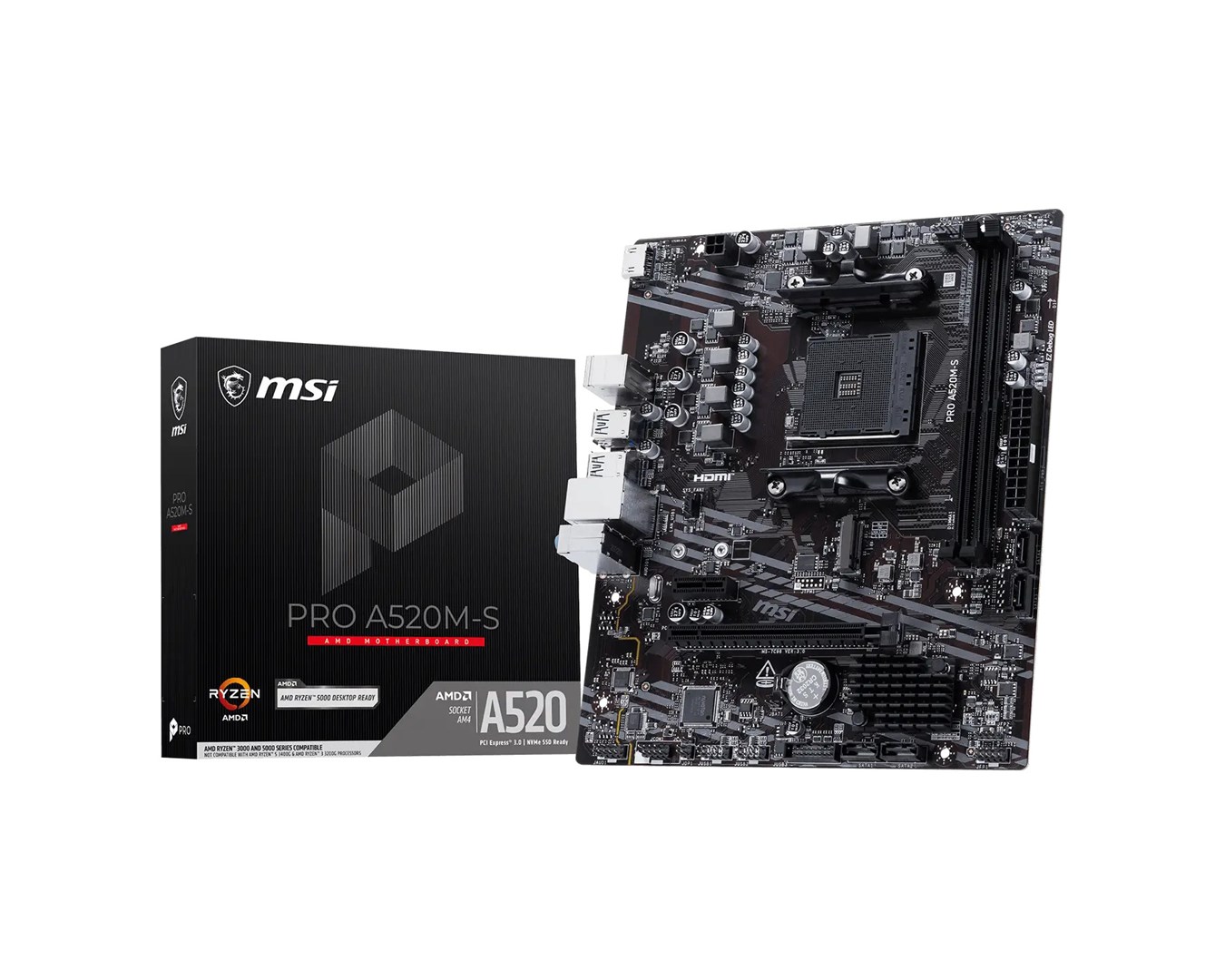 MSI  PRO A520M-S motherboard | PRO