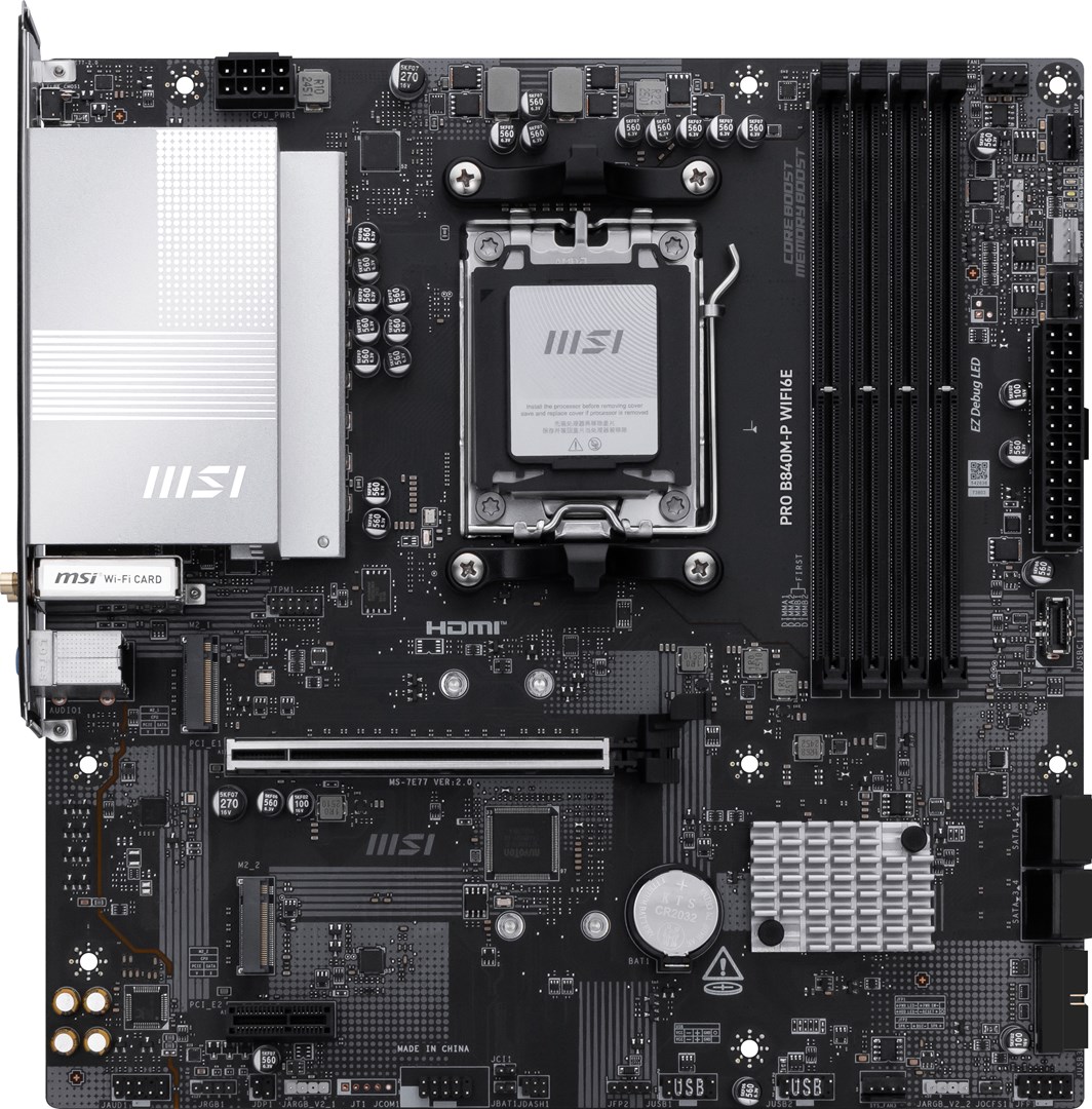 MSI PRO B840M-P WIFI6E motherboard AMD