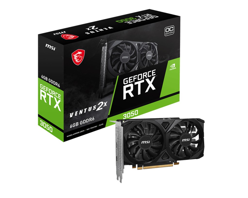MSI  VENTUS GeForce RTX 3050 2X