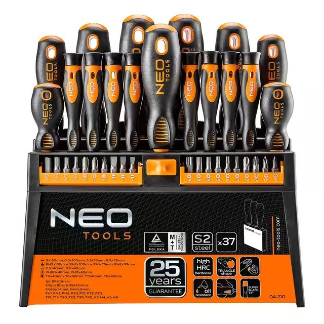 NEO TOOLS screwdriver and bit set