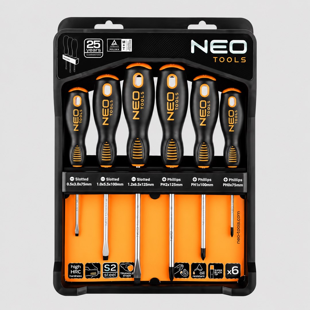 NEO TOOLS  screwdriver set, 6 pcs