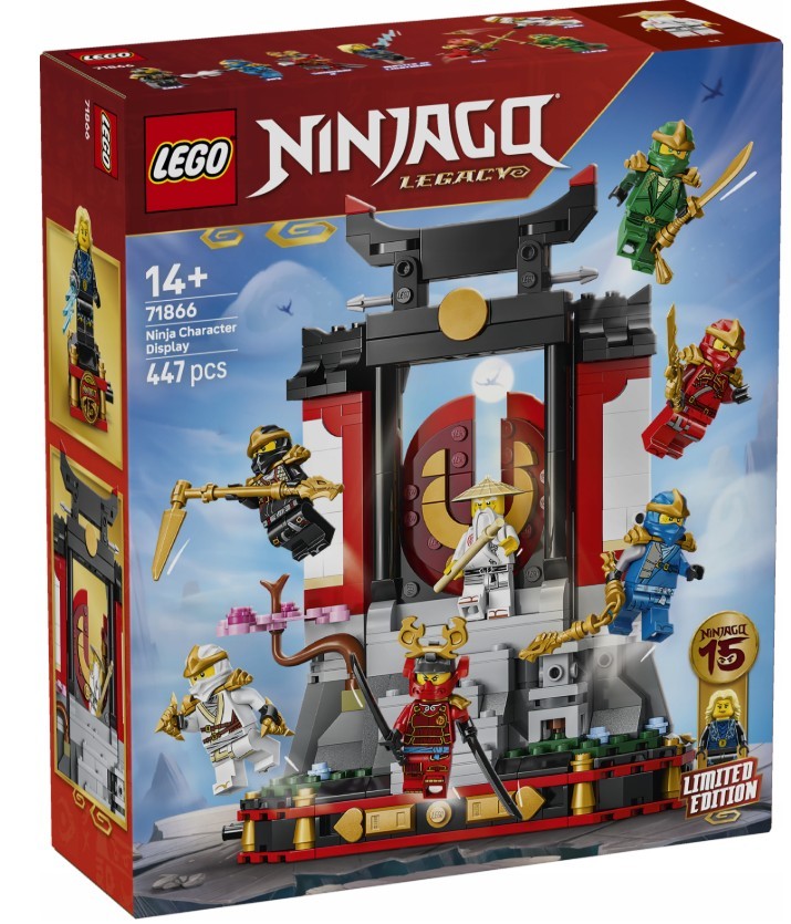 LEGO Ninja Character Display 15th Anniversary