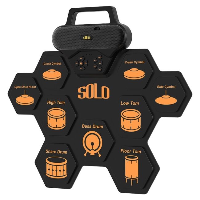 NN SOLO roll-up electronic drum set