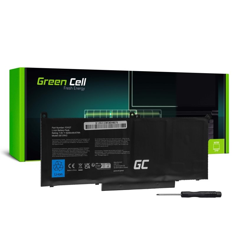 GREEN CELL  Notebook battery F3YGT 7