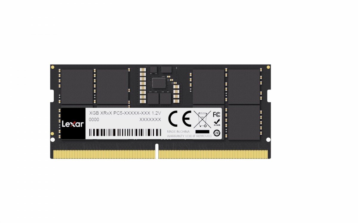 LEXAR Notebook memory DDR5 SODIMM 16GB(1*16GB)/4800