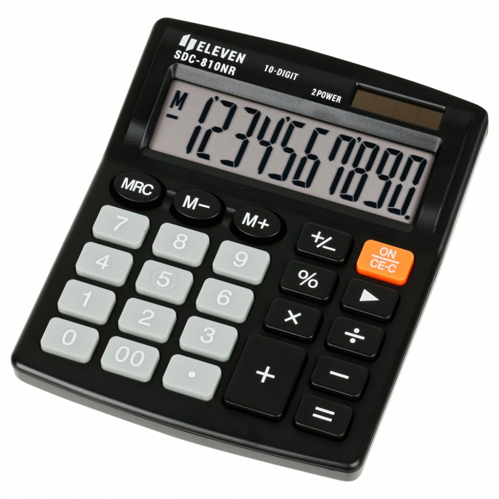 ELEVEN Office calculator SDC810NR black |
