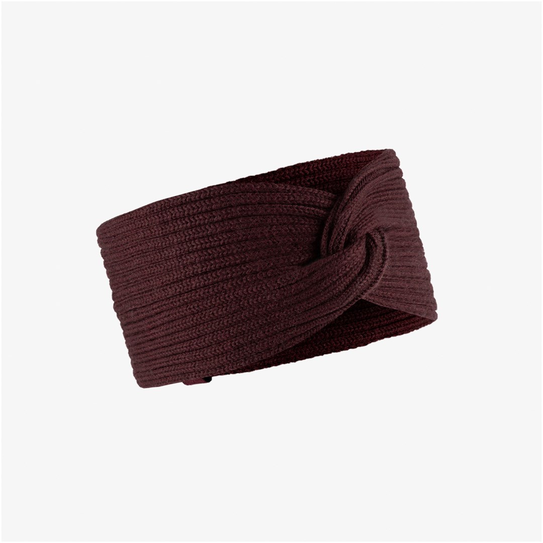 Buff Opaska KNITTED HEADBAND NORVAL MAROON