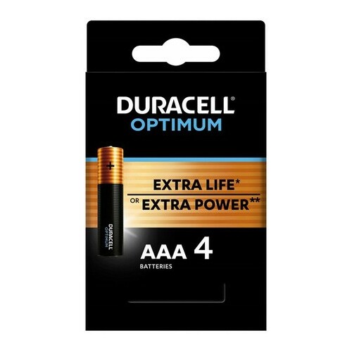 Duracell Optimum AAA LR3 batteries blister