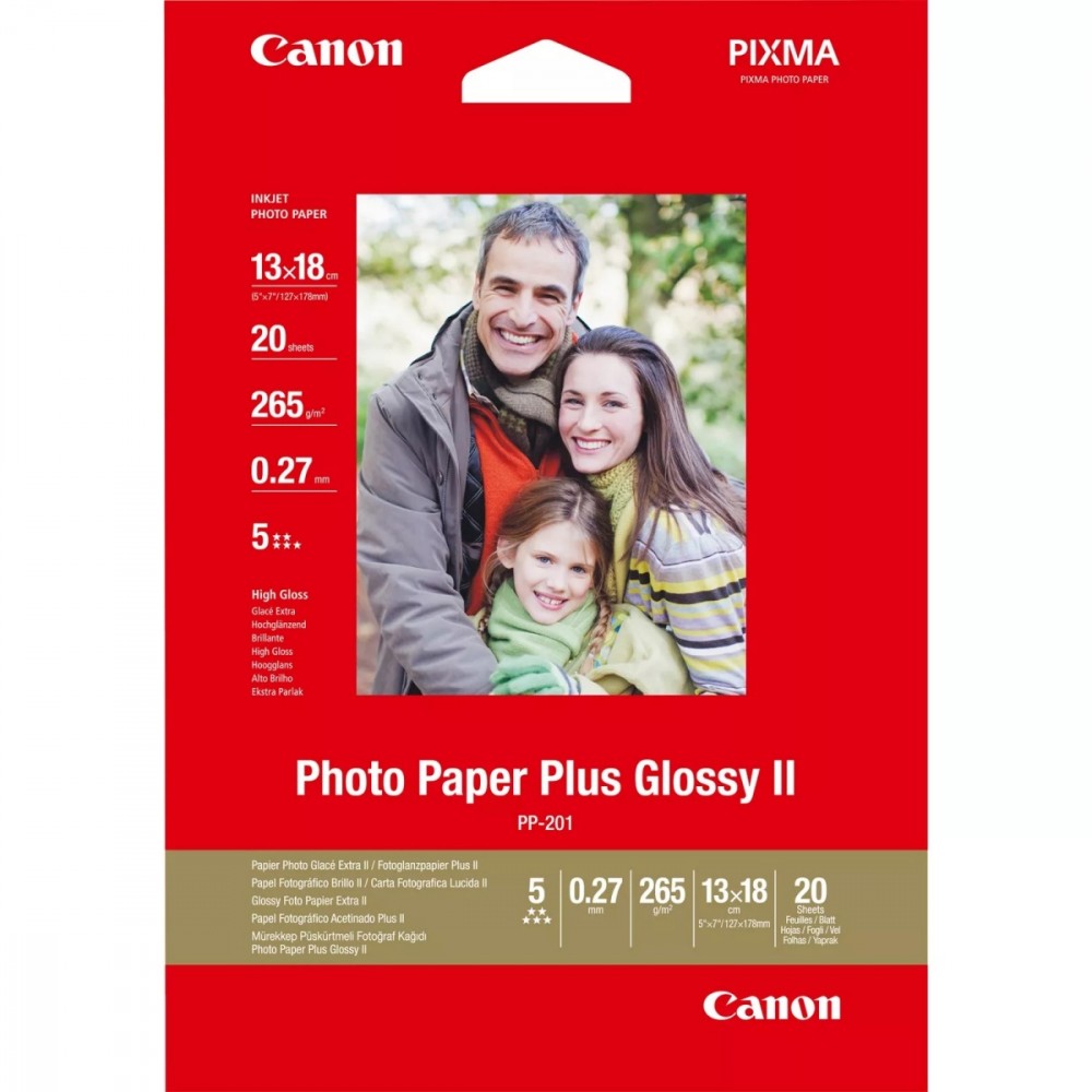 Canon  Paper PP201 5x7 2311B018 |