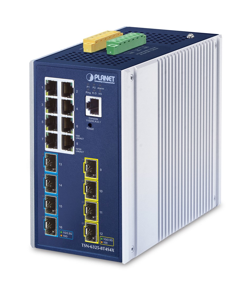 Planet IP30 DIN-rail Industrial L3 Managed