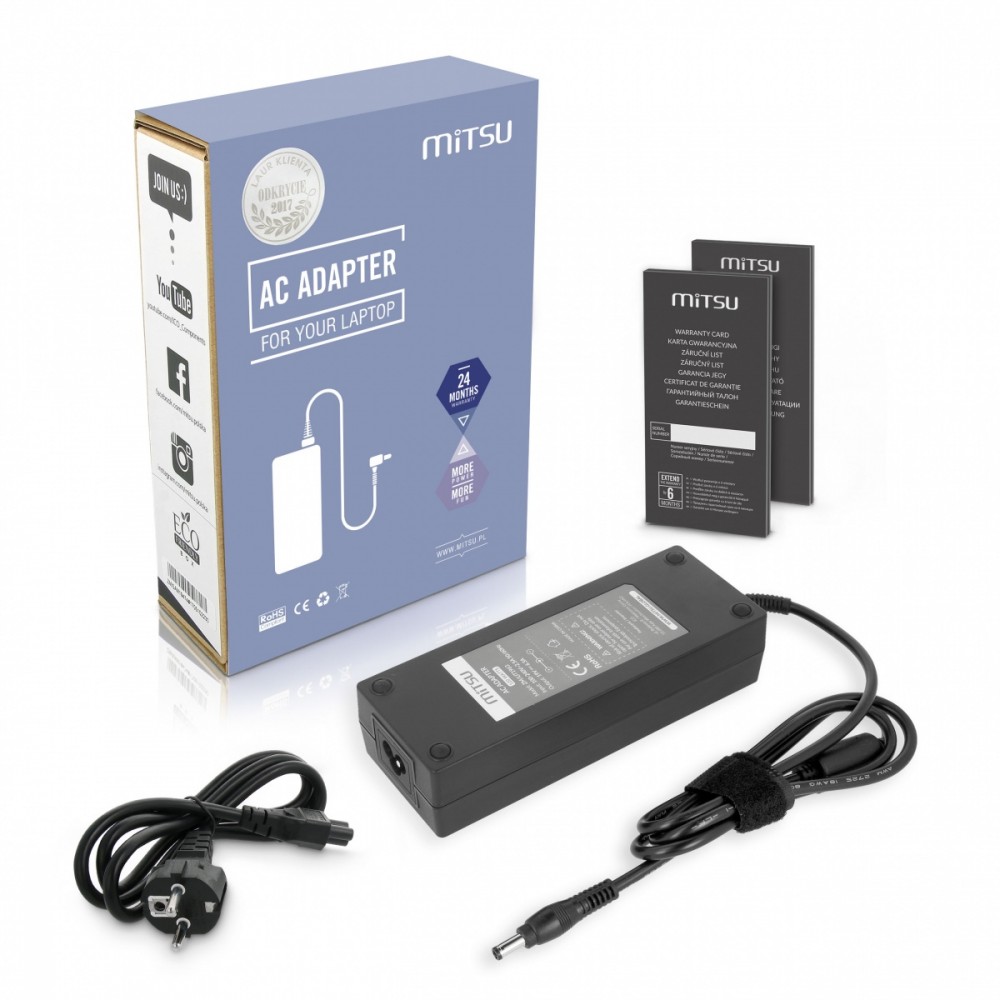 Mitsu Power adapter Toshiba Asus MSI