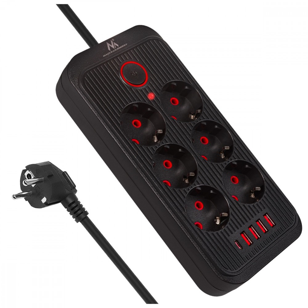 Maclean Power strip MCE389 B 6