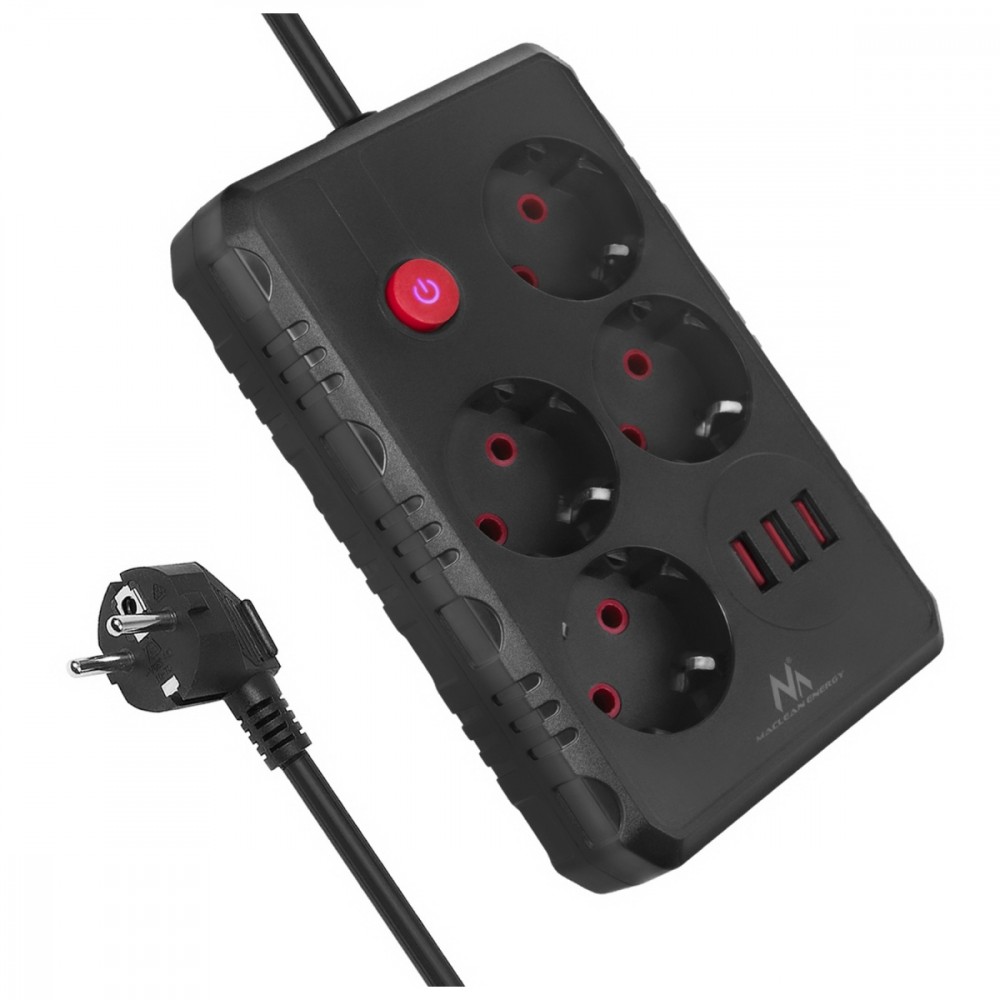 Maclean  Power strip MCE393 B 4