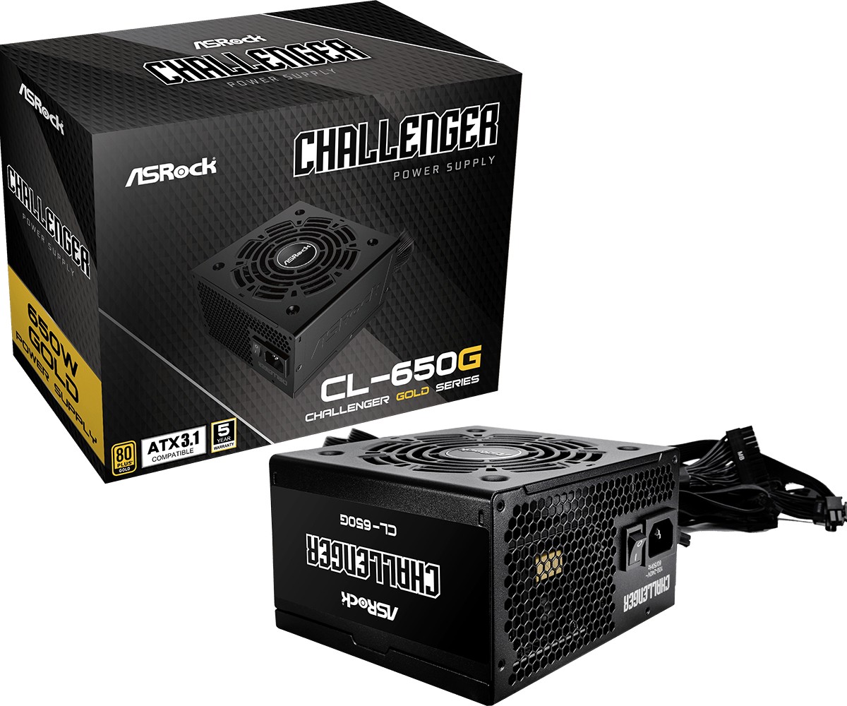 ASRock  Power supply CL-650G 650W 80PLUS