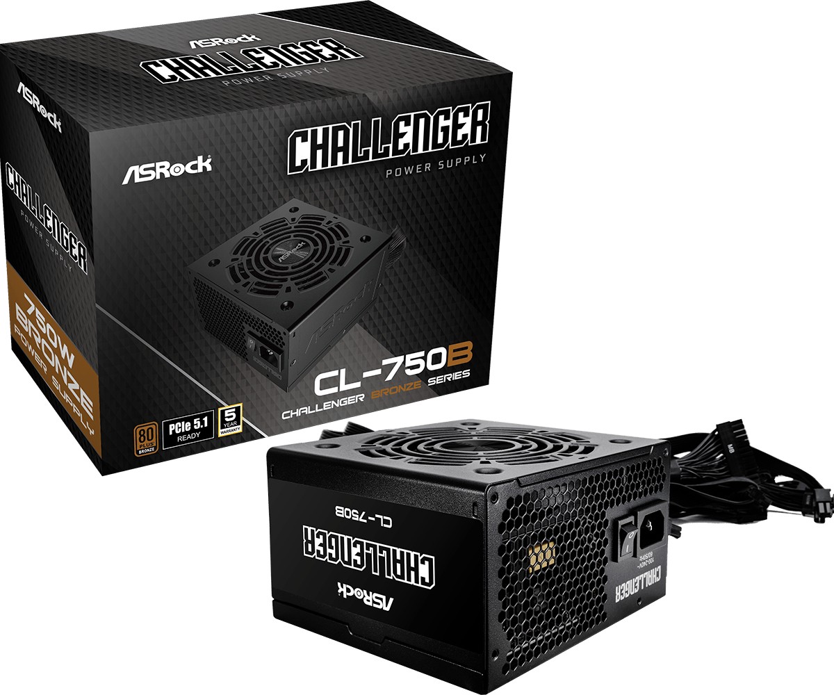 ASRock  Power supply CL-750B 750W 80PLUS