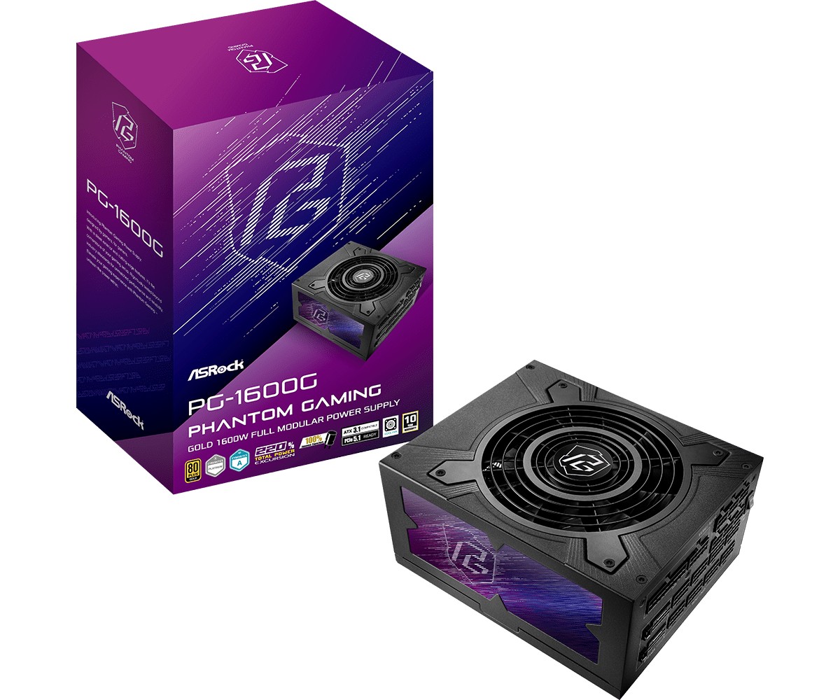 ASRock  Power supply PG-1600G 1600W 80PLUS