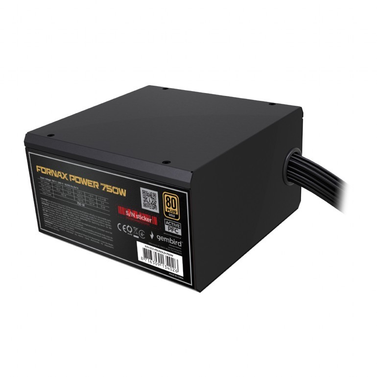 Gembird  Power supply unit 750W active