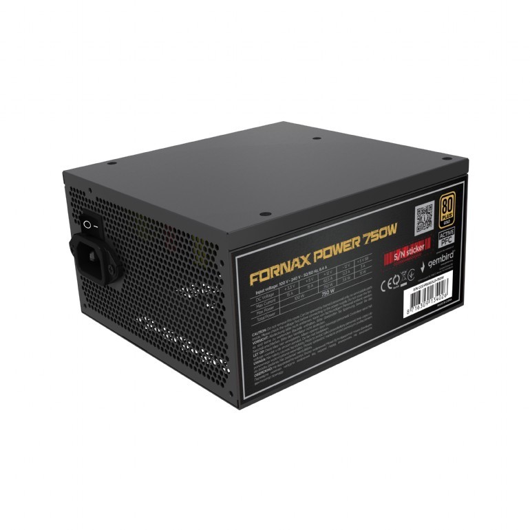 Gembird  Power supply unit 750W active
