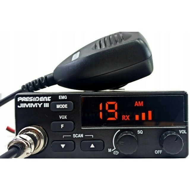 PRESIDENT  Jimmy III AM/FM CB radio
