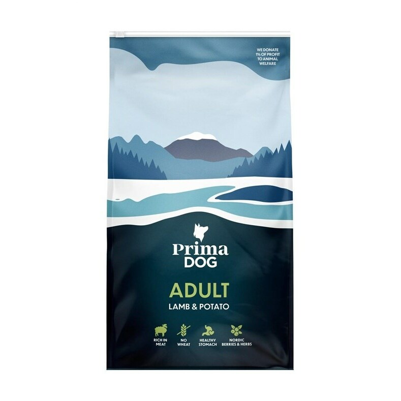PRIMA DOG DRY FOOD LAMB-POTATO 10