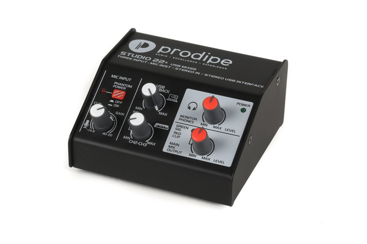 PRODIPE  Studio22+ - interfejs audio USB