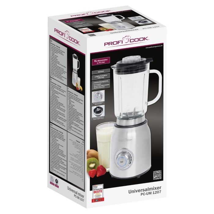 PROFICOOK  501207 mixer Stand mixer 1200