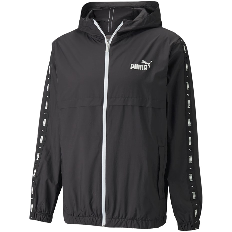 PUMA ESS+TAPE Windbreaker Men`s Jacket black