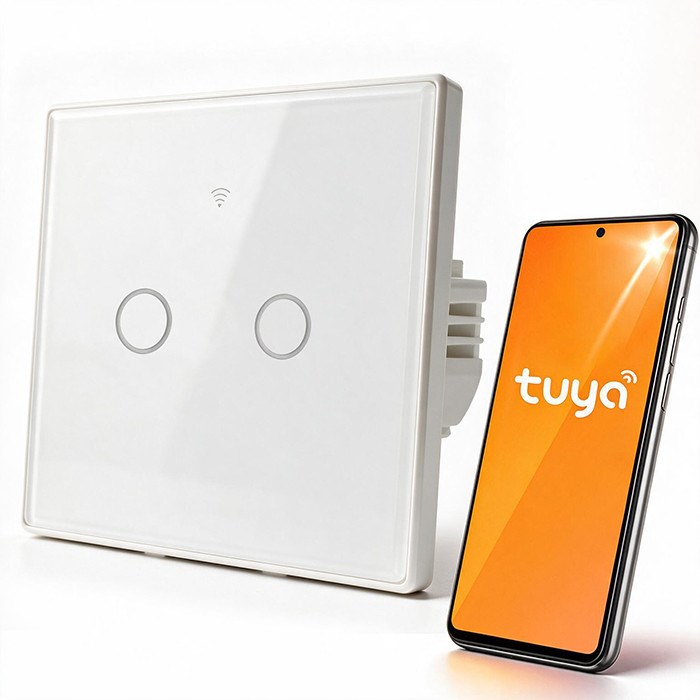 Qoltec 52716 Smart Touch 2-Gang Light