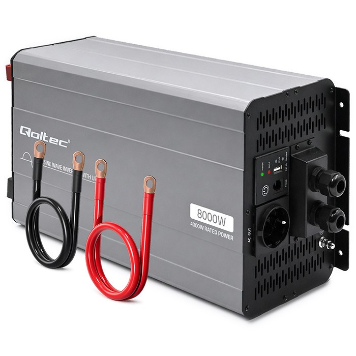Qoltec  Przetwornica napięcia Pure Sine Wave
