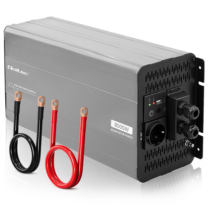 Qoltec  Przetwornica napięcia Pure Sine Wave