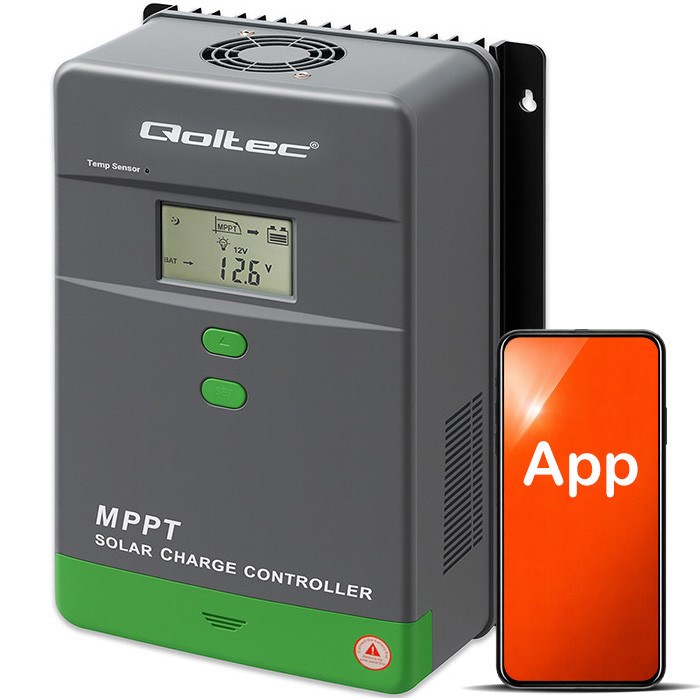 Qoltec  Solarny regulator ładowania MPPT z