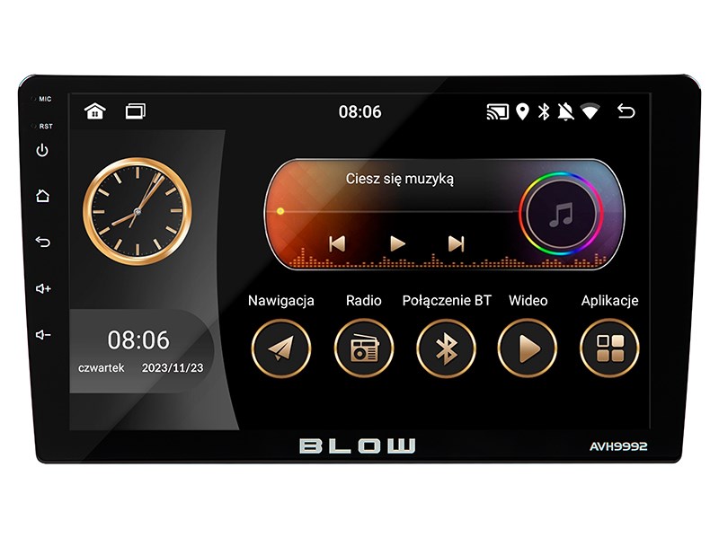 BLOW Radio AVH-9992 2DIN 9" Android/WiFi/GPS/CARPLAY