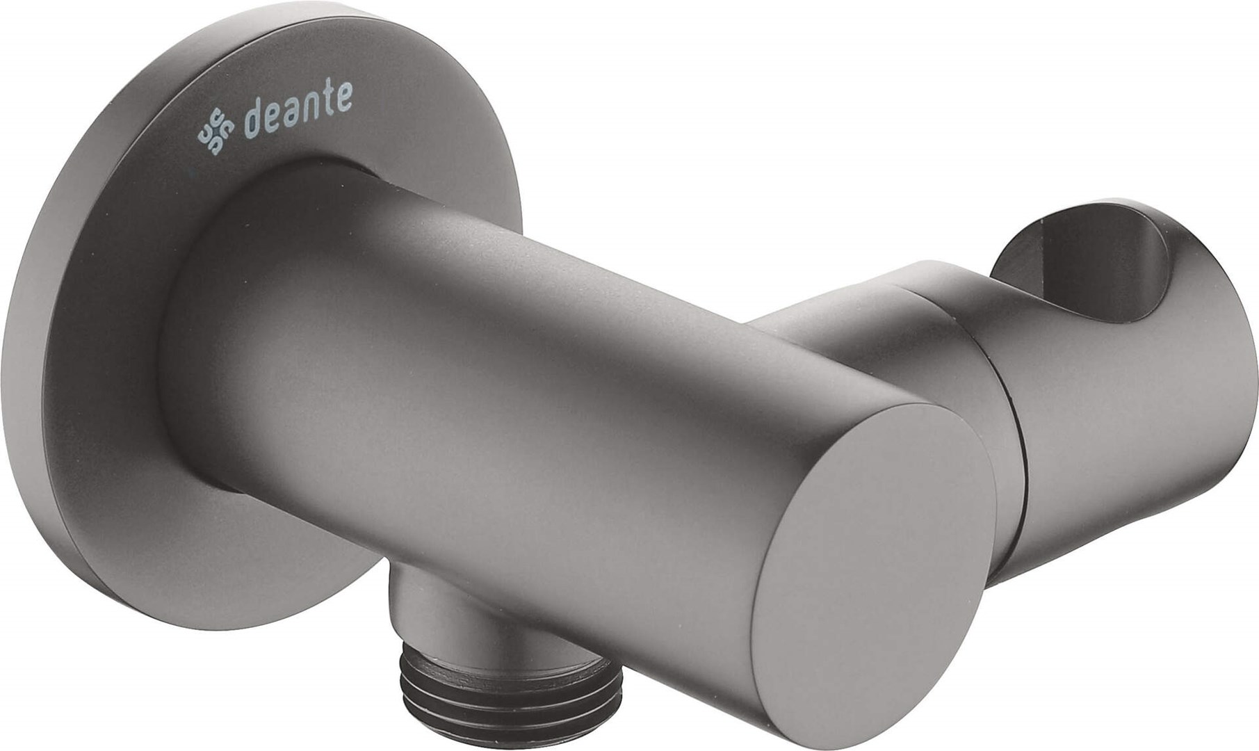 Deante Round angled connector with handset