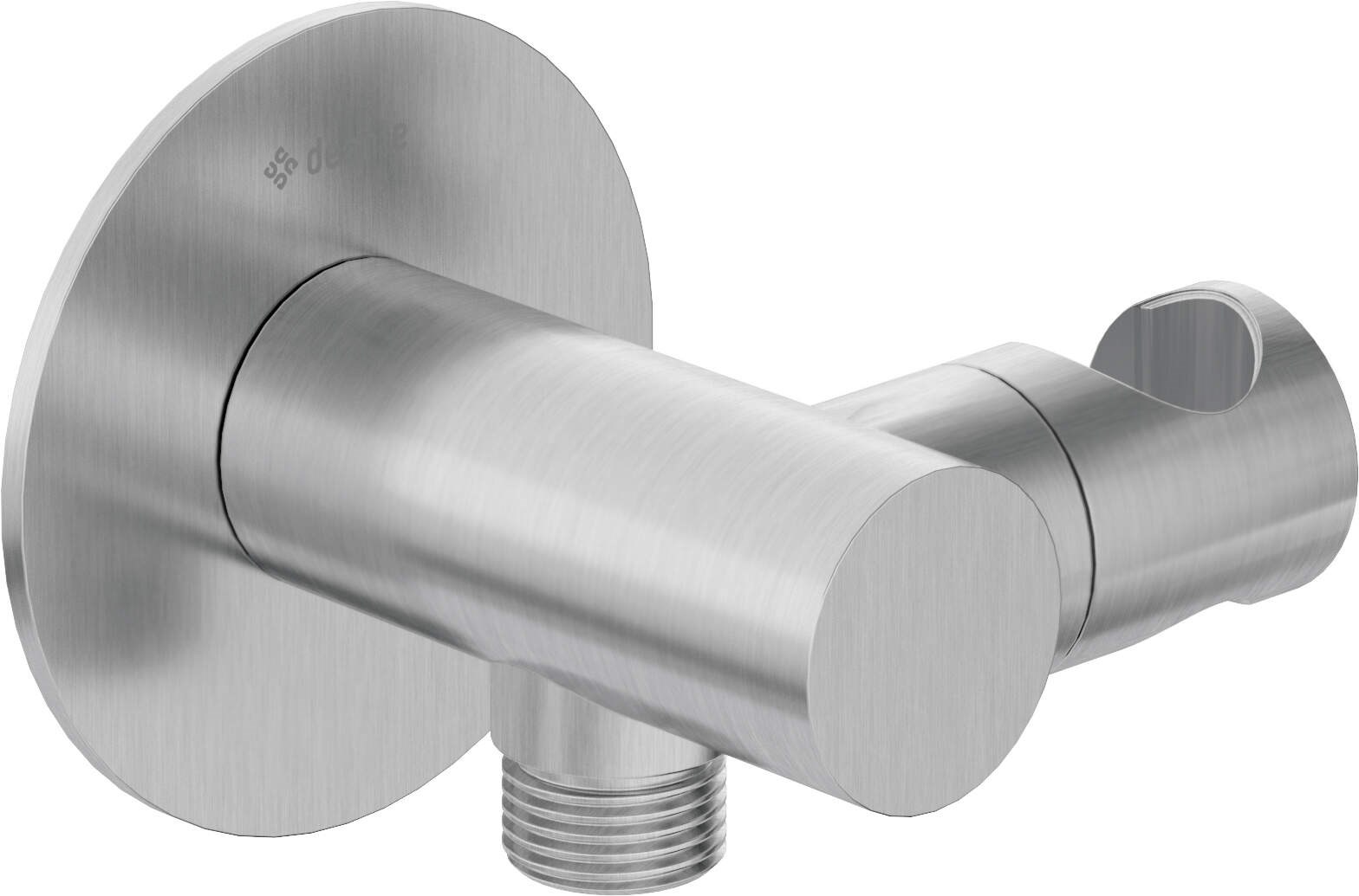 Deante Round angled connector with handset