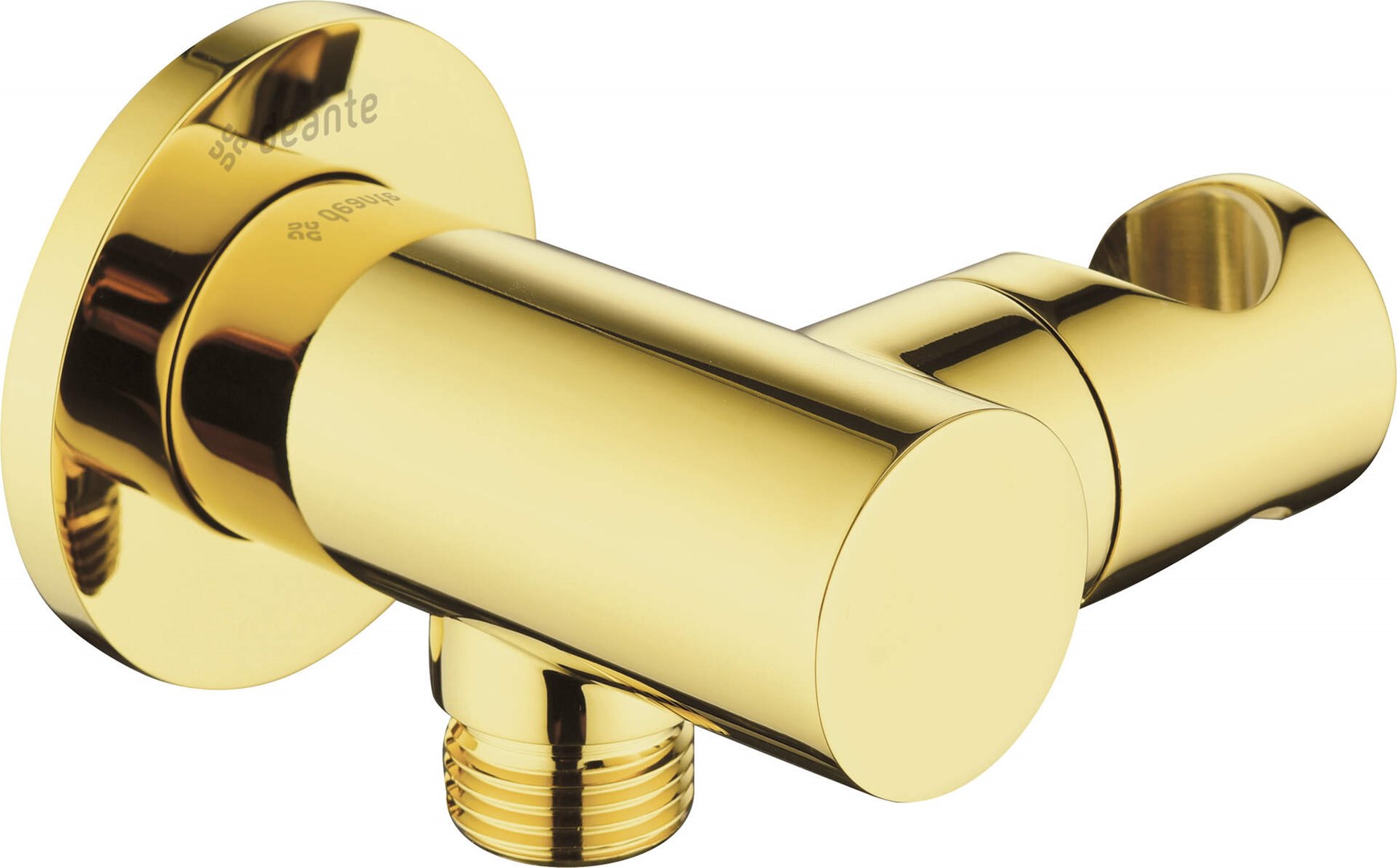 Deante Round angled connector with handset